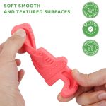 Fu Store 8 Pack Soft Silicone Teething Toys for Toddlers Infant Hammer Wrench Spanner Pliers Saw Knife Tools Shape Baby Teethers Relief Soothe Babies Gums Set (8 Pack Hammer Set) - Image 2